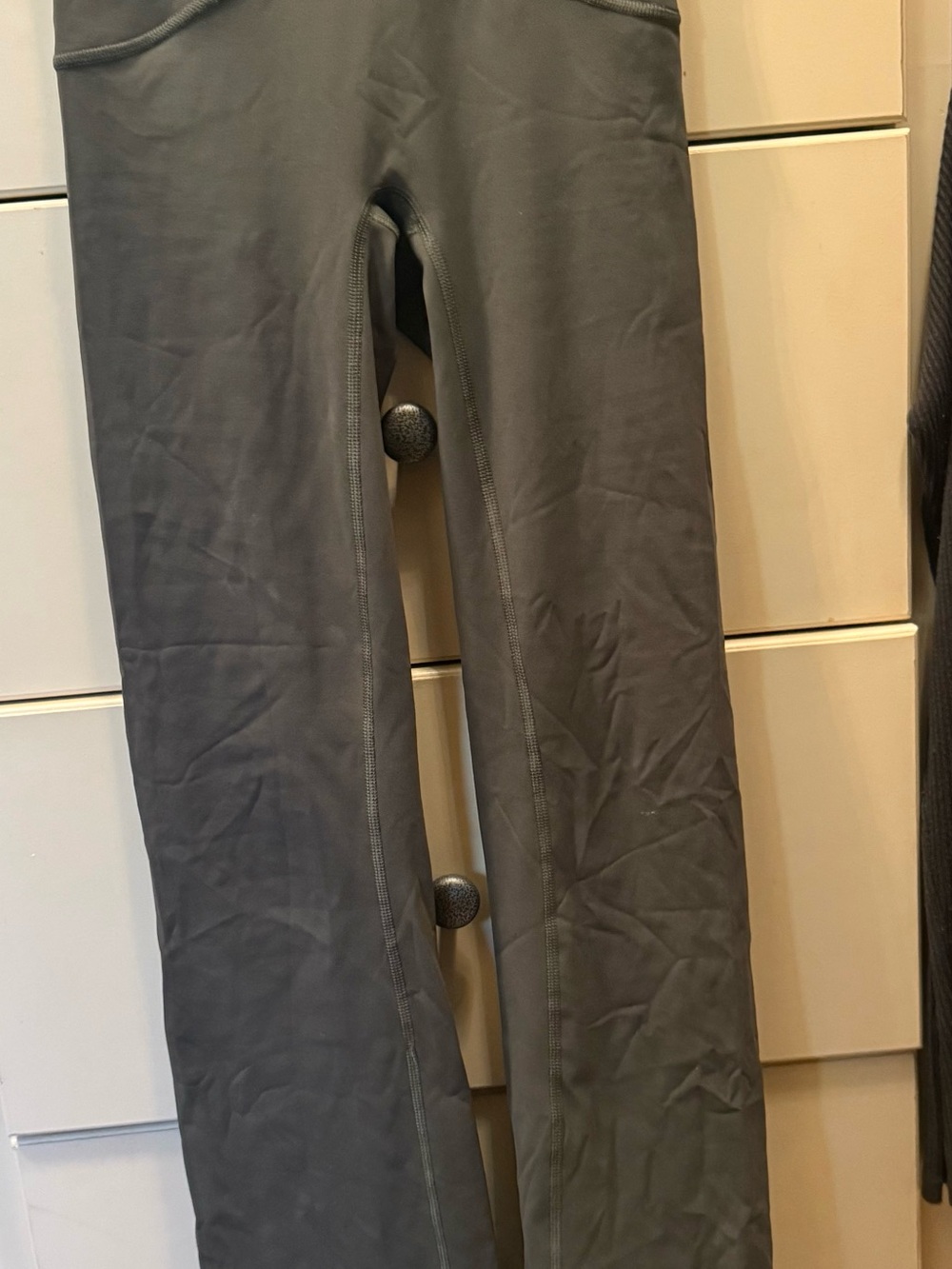 SPANX Charcoal Gray Stretch Jogger Pants